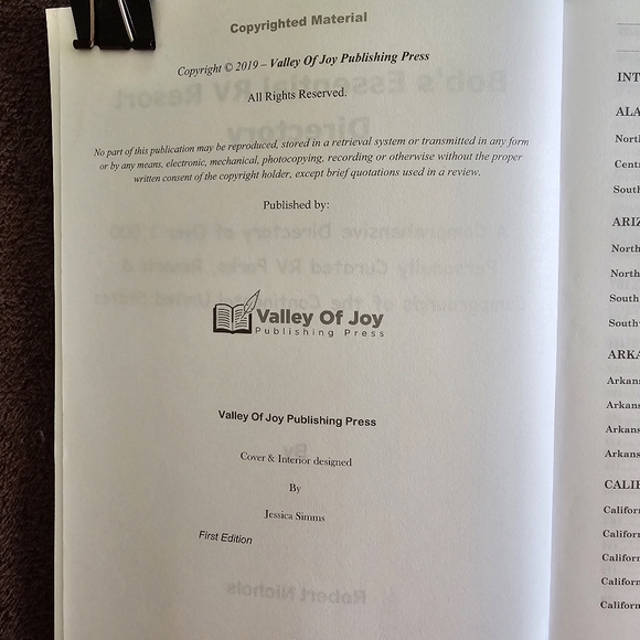 Bob's Essential RV Resort Directory - Picture 6 of 7